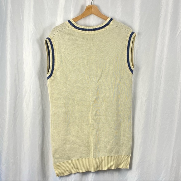 Urban Outfitters Knit Sweater Vest Tunic RAD College High Low Hem Size XS - Picture 13 of 16